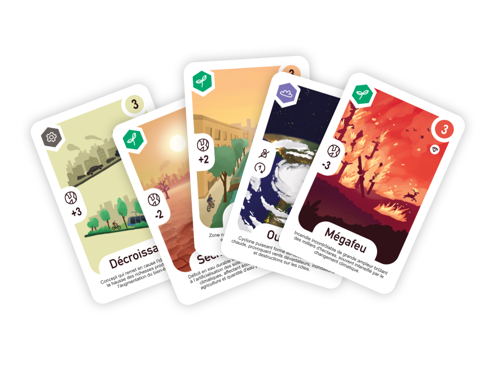 Aperçu des cartes Weathering